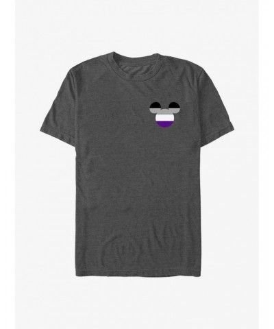 Disney Mickey Mouse Asexual Badge Pride T-Shirt $9.37 T-Shirts