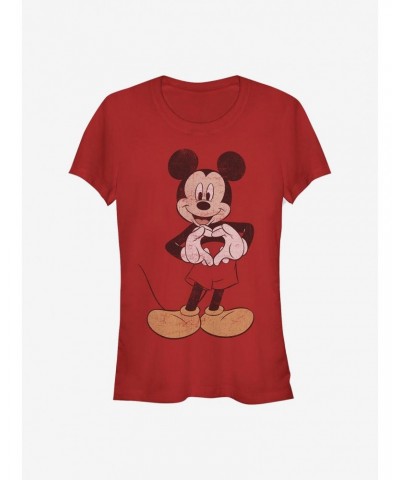 Disney Mickey Mouse Vintage Mickey Girls T-Shirt $7.17 T-Shirts