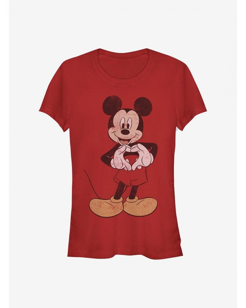 Disney Mickey Mouse Vintage Mickey Girls T-Shirt $7.17 T-Shirts