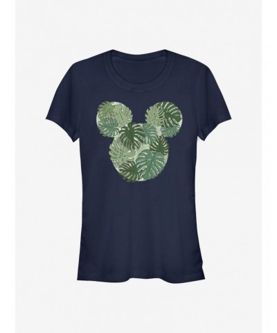 Disney Mickey Mouse Monstera Mickey Girls T-Shirt $7.77 T-Shirts