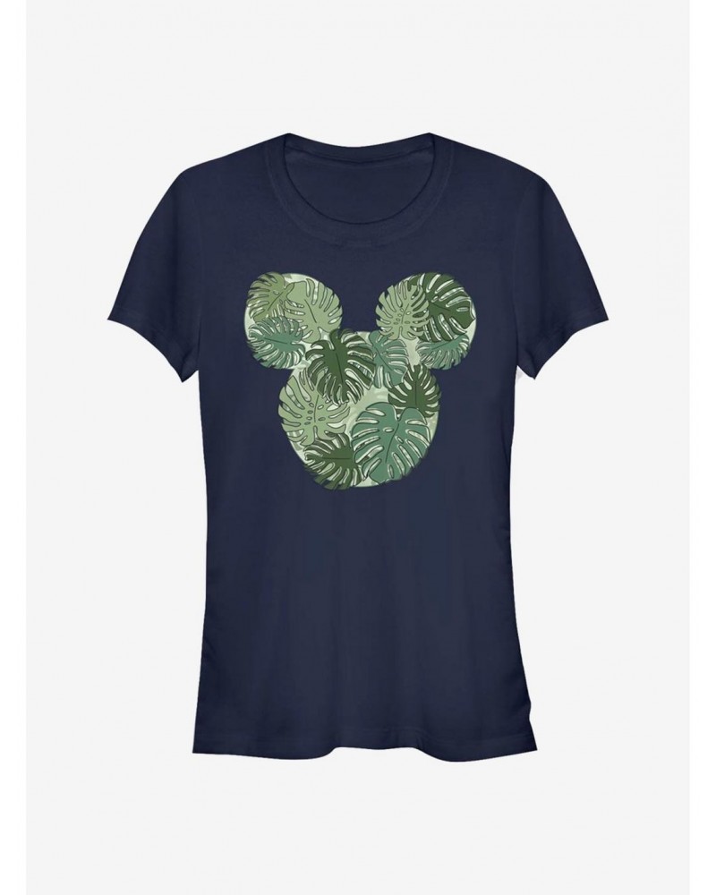 Disney Mickey Mouse Monstera Mickey Girls T-Shirt $7.77 T-Shirts