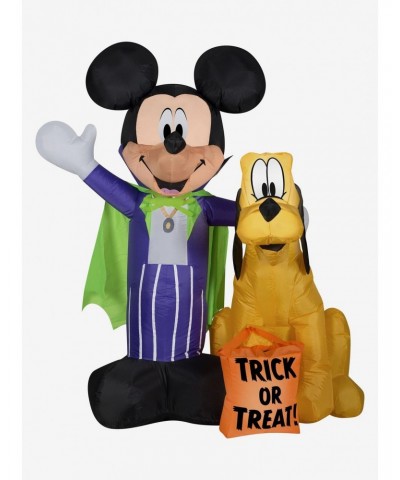 Disney Mickey Mouse And Pluto With Treat Sack Scene Airblown $50.36 Merchandises