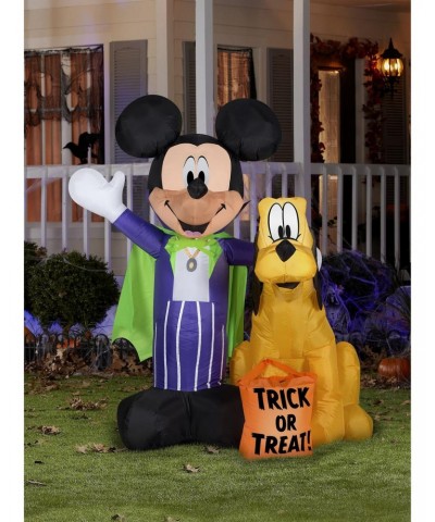 Disney Mickey Mouse And Pluto With Treat Sack Scene Airblown $50.36 Merchandises