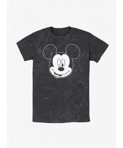 Disney Mickey Mouse Wink Mineral Wash T-Shirt $9.12 T-Shirts