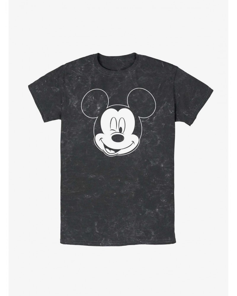 Disney Mickey Mouse Wink Mineral Wash T-Shirt $9.12 T-Shirts