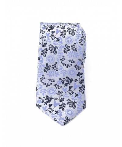 Disney Mickey Mouse Silhouette Floral Blue White Tie $20.45 Ties