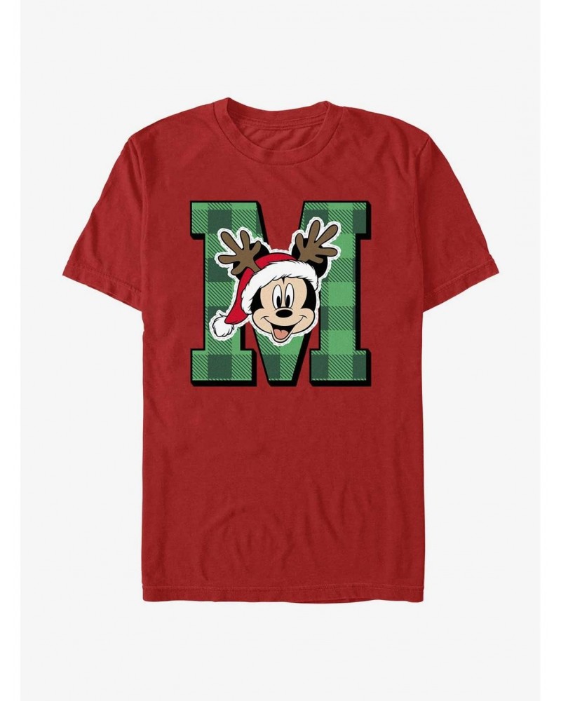 Disney Mickey Mouse Festive Antlers T-Shirt $7.65 T-Shirts