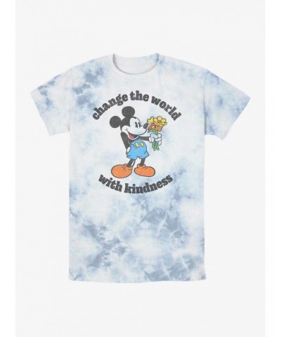 Disney Mickey Mouse Kindness Tie-Dye T-Shirt $7.25 T-Shirts