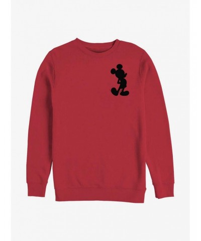 Disney Mickey Mouse Mickey Silhouette Crew Sweatshirt $12.10 Sweatshirts