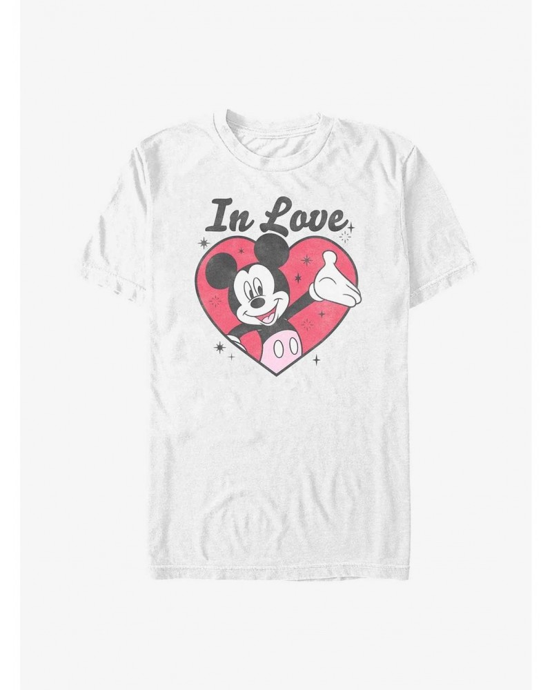 Disney Mickey Mouse Mickey In Love T-Shirt $8.99 T-Shirts