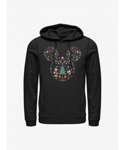 Disney Mickey Mouse Holiday Icon Ear Fill Hoodie $16.88 Hoodies