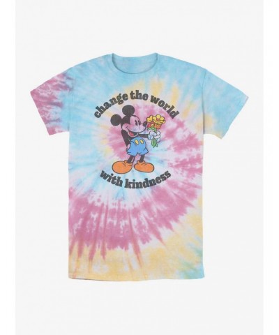 Disney Mickey Mouse Kindness Tie Dye T-Shirt $7.67 T-Shirts