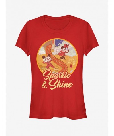 Disney Mickey Mouse Sparkle And Shine Girls T-Shirt $8.76 T-Shirts