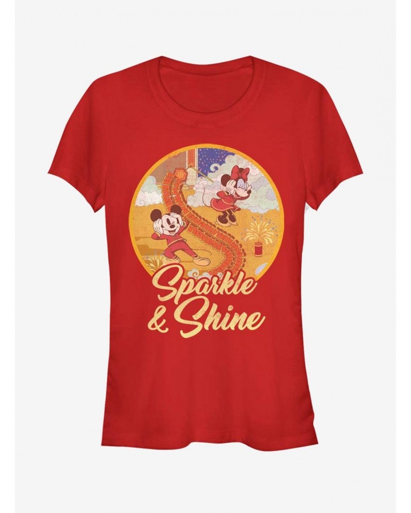 Disney Mickey Mouse Sparkle And Shine Girls T-Shirt $8.76 T-Shirts