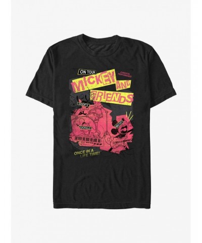 Disney Mickey Mouse Punk Rock Mickey Tour T-Shirt $5.74 T-Shirts