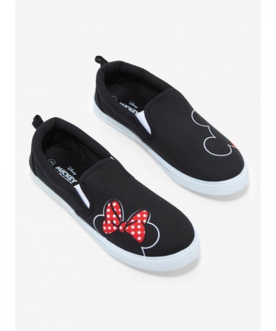 Disney Mickey Mouse & Minnie Mouse Slip-On Sneakers $18.45 Sneakers