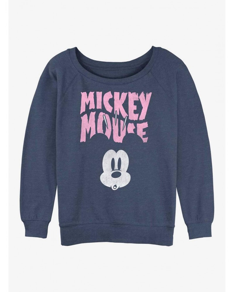 Disney Mickey Mouse Scared Mickey Face Girls Sweatshirt $12.10 Sweatshirts