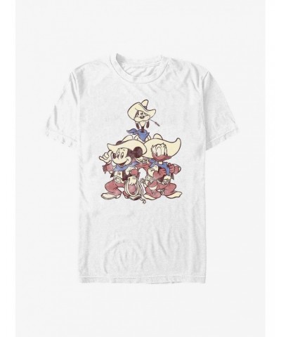 Disney Mickey Mouse Vintage Cowboys Mickey, Goofy, & Donald T-Shirt $8.03 T-Shirts