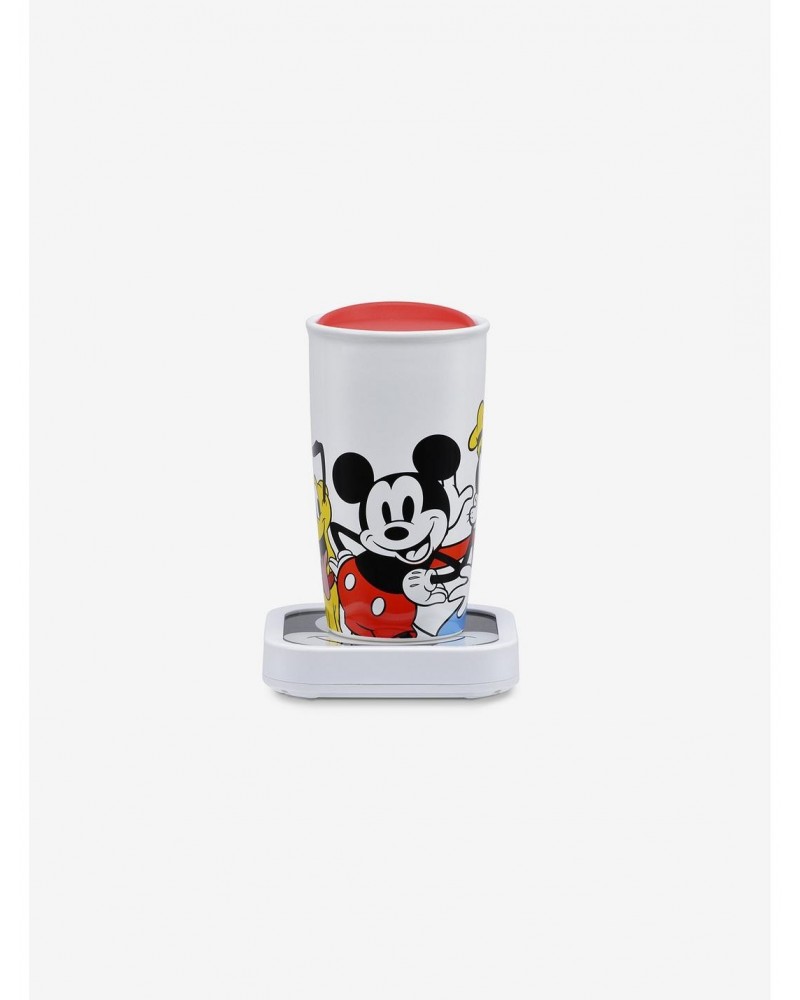 Disney Mickey & Friends Glass Top Mug Warmer With 16 Ounce Mug $17.45 Mugs