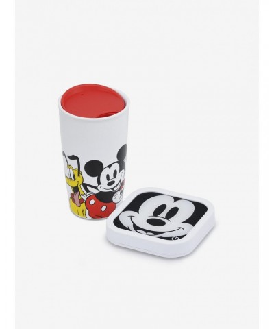 Disney Mickey & Friends Glass Top Mug Warmer With 16 Ounce Mug $17.45 Mugs