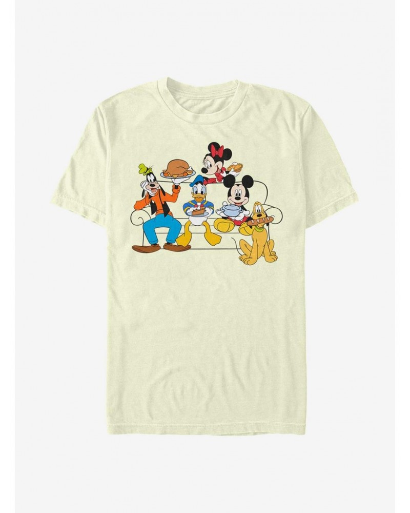 Disney Mickey Mouse Friendsgiving T-Shirt $6.31 T-Shirts