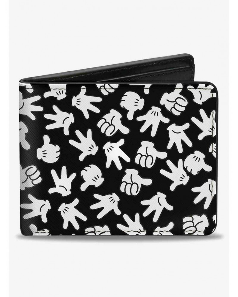 Disney Mickey Mouse Hand Gestures ScatteBifold Wallet $7.32 Wallets