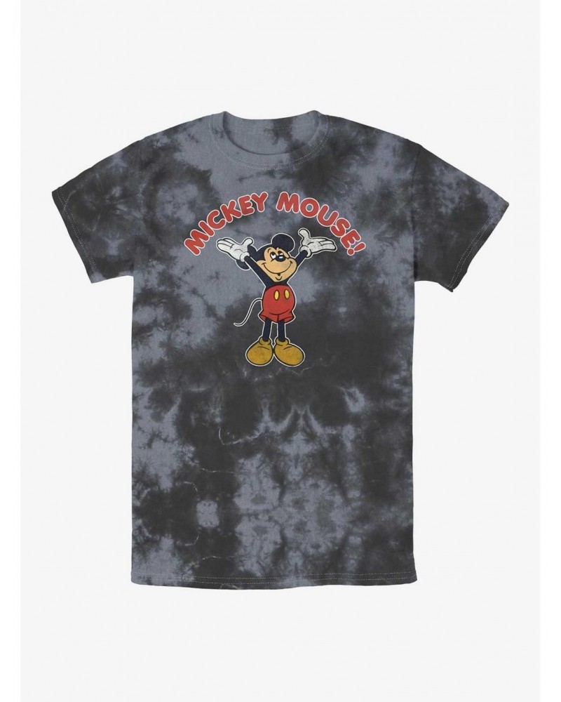 Disney Mickey Mouse Retro Mickey Tie-Dye T-Shirt $9.12 T-Shirts