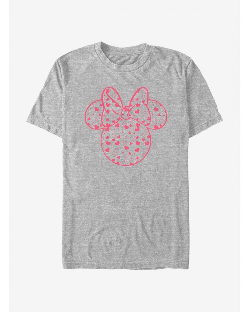 Disney Mickey Mouse Minnie Hearts Fill T-Shirt $7.07 T-Shirts