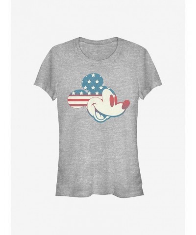 Disney Mickey Mouse America Flag Girls T-Shirt $9.96 T-Shirts