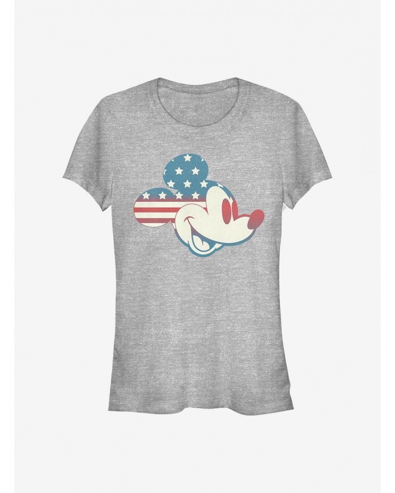 Disney Mickey Mouse America Flag Girls T-Shirt $9.96 T-Shirts