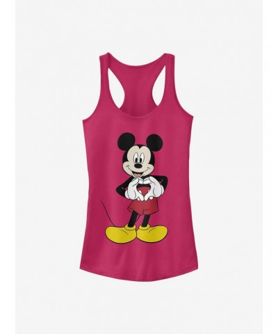 Disney Mickey Mouse Mickey Love Girls Tank $9.36 Tanks