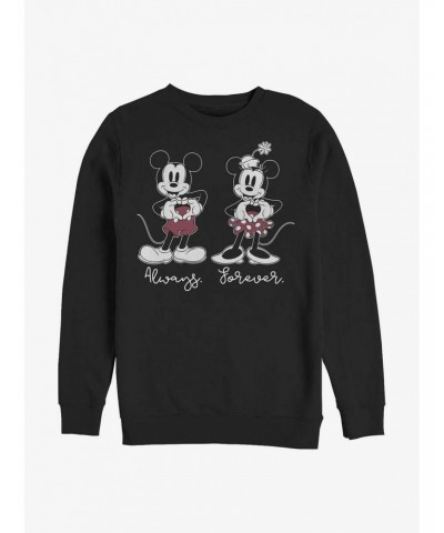 Disney Mickey & Minnie Mouse Always Forever Sweatshirt $11.22 Sweatshirts