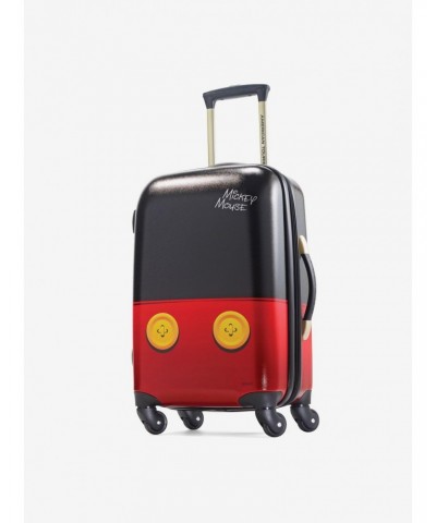 Disney Mickey Mouse Pants Carry On Spinner Hardside Luggage $44.97 Luggage