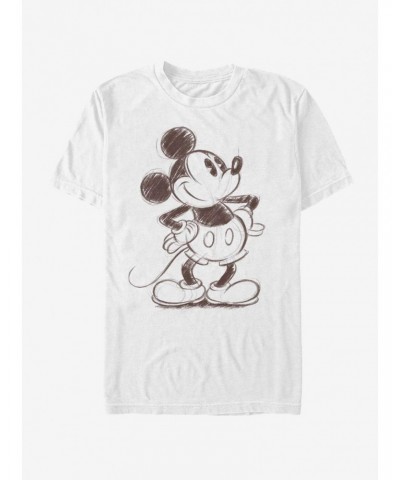 Disney Mickey Mouse Sketched Mickey T-Shirt $6.50 T-Shirts