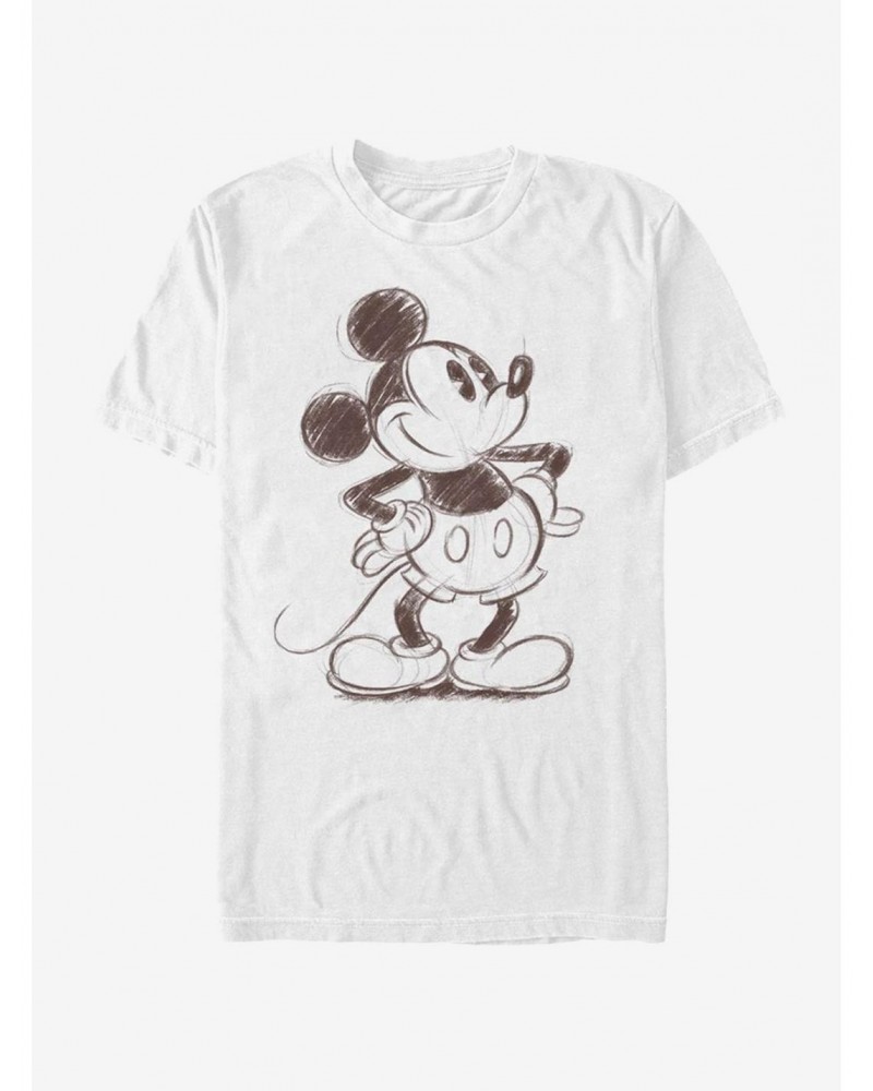 Disney Mickey Mouse Sketched Mickey T-Shirt $6.50 T-Shirts