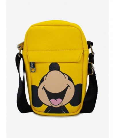 Disney Mickey Mouse Smiling Up Pose Cross Body Bag $14.76 Bags