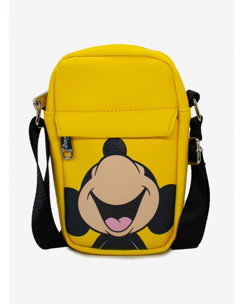 Disney Mickey Mouse Smiling Up Pose Cross Body Bag $14.76 Bags