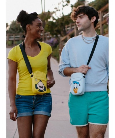 Disney Mickey Mouse Smiling Up Pose Cross Body Bag $14.76 Bags