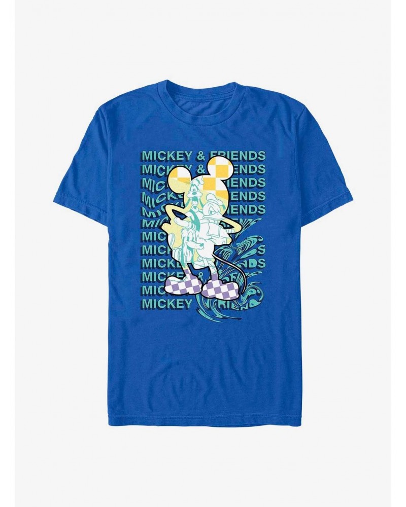 Disney Mickey Mouse Trippy Friends T-Shirt $6.31 T-Shirts