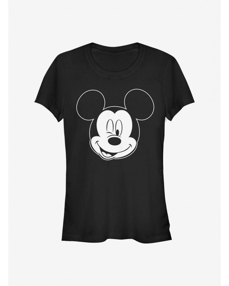 Disney Mickey Mouse Let Me Sleep Outline Girls T-Shirt $8.96 T-Shirts