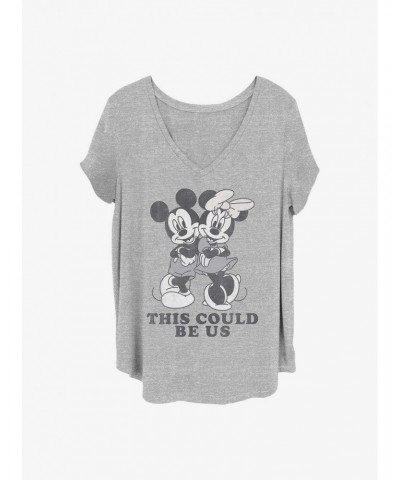 Disney Mickey Mouse Could Be Us Girls T-Shirt Plus Size $10.64 T-Shirts