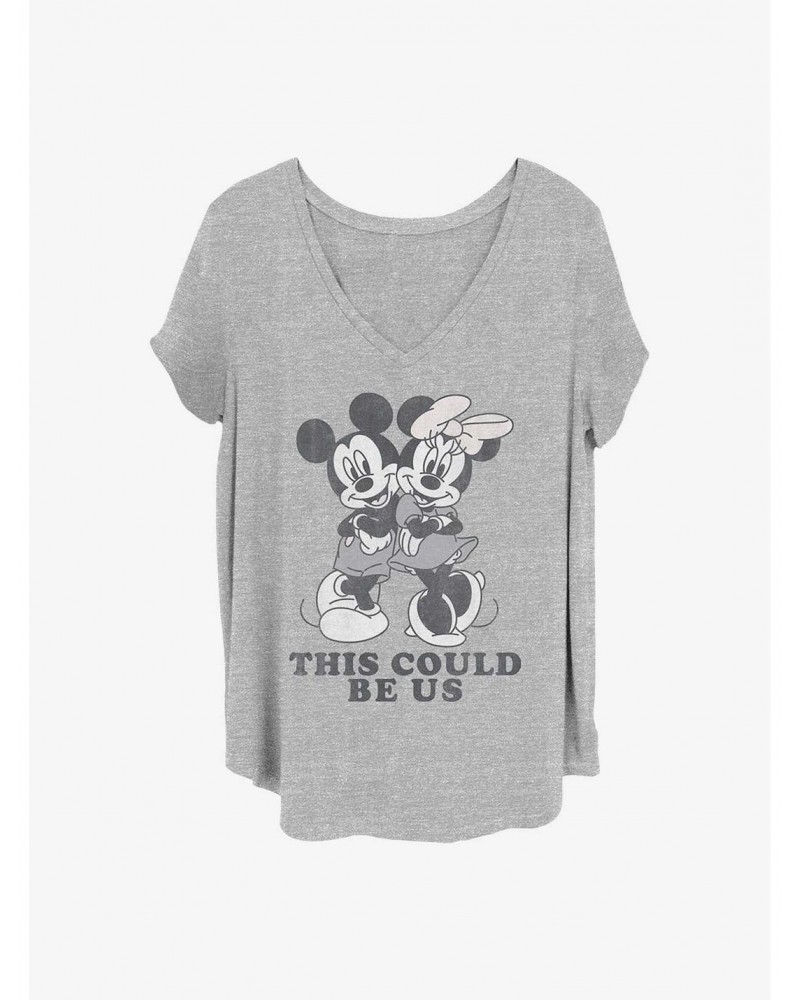 Disney Mickey Mouse Could Be Us Girls T-Shirt Plus Size $10.64 T-Shirts