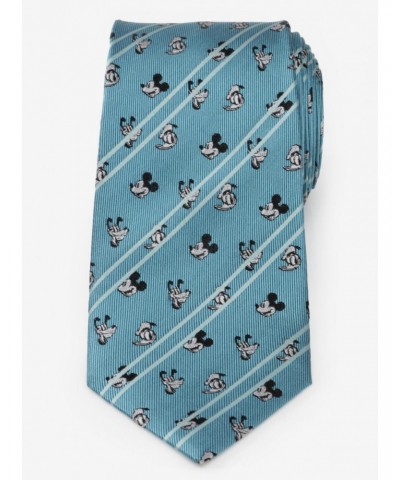 Disney Mickey and Friends Aqua Striped Tie $27.48 Ties