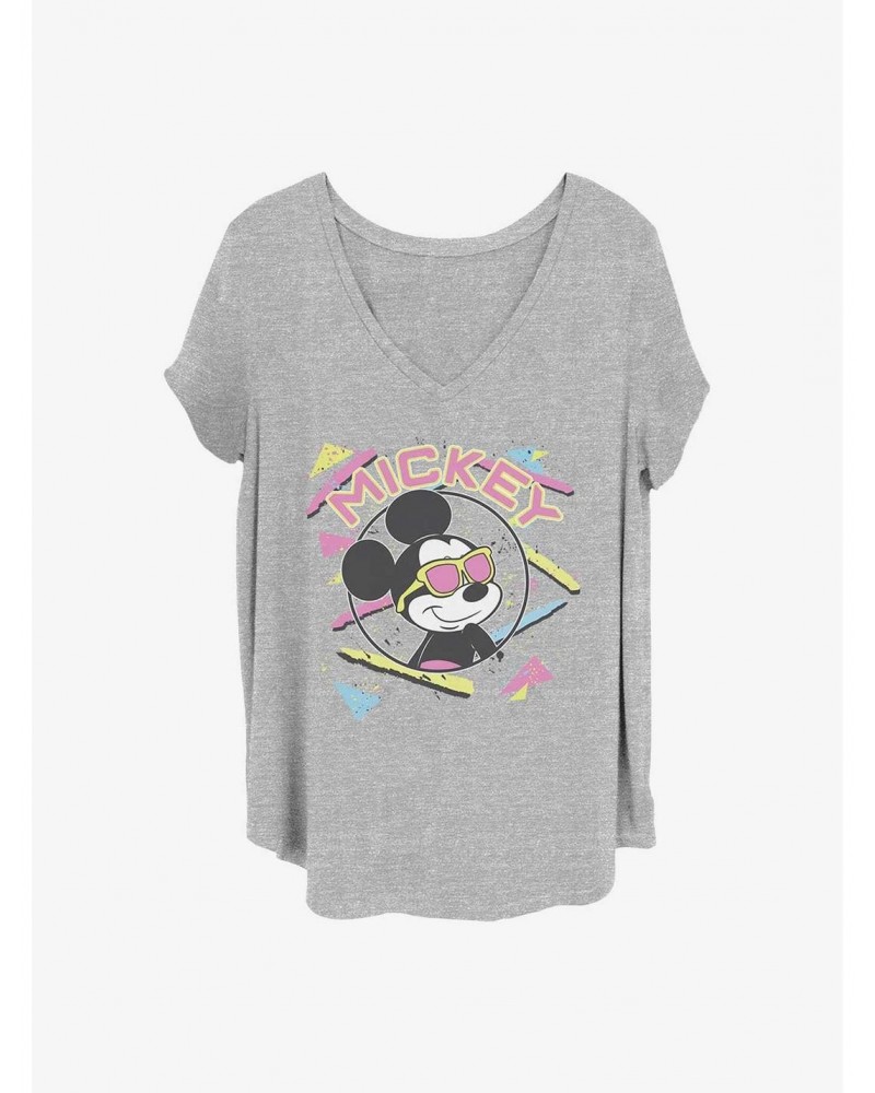 Disney Mickey Mouse 90S Mickey Girls T-Shirt Plus Size $8.32 T-Shirts