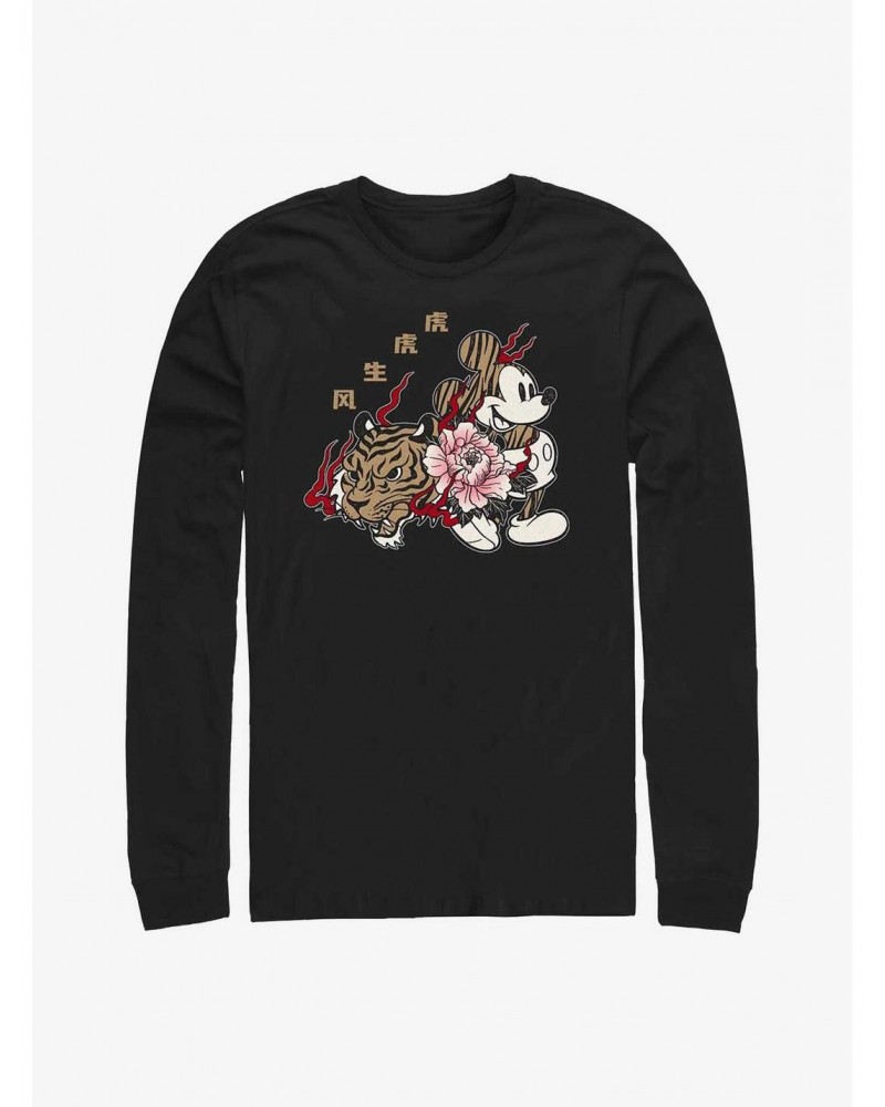 Disney Mickey Mouse Chinese New Year Mickey Long-Sleeve T-Shirt $8.42 T-Shirts