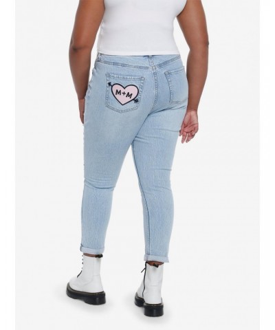 Her Universe Disney Mickey Mouse & Minnie Mouse Mom Jeans Plus Size $15.33 Jeans