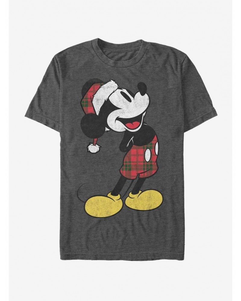 Disney Mickey Mouse Holiday Plaid Mickey T-Shirt $9.18 T-Shirts