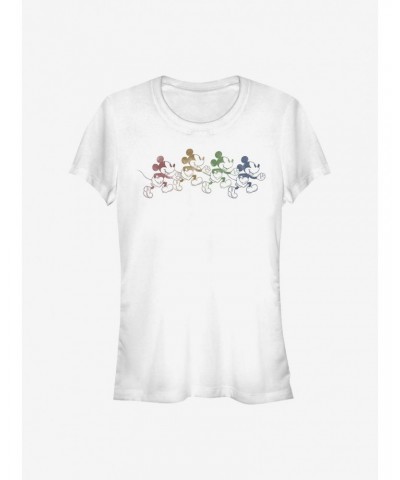 Disney Mickey Mouse Mickey Walk Girls T-Shirt $6.97 T-Shirts