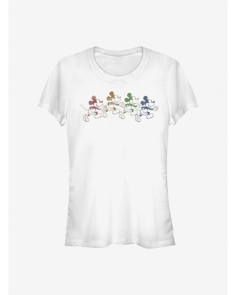 Disney Mickey Mouse Mickey Walk Girls T-Shirt $6.97 T-Shirts