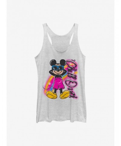 Disney Mickey Mouse Airbrushed Mickey Girls Tank $9.95 Tanks